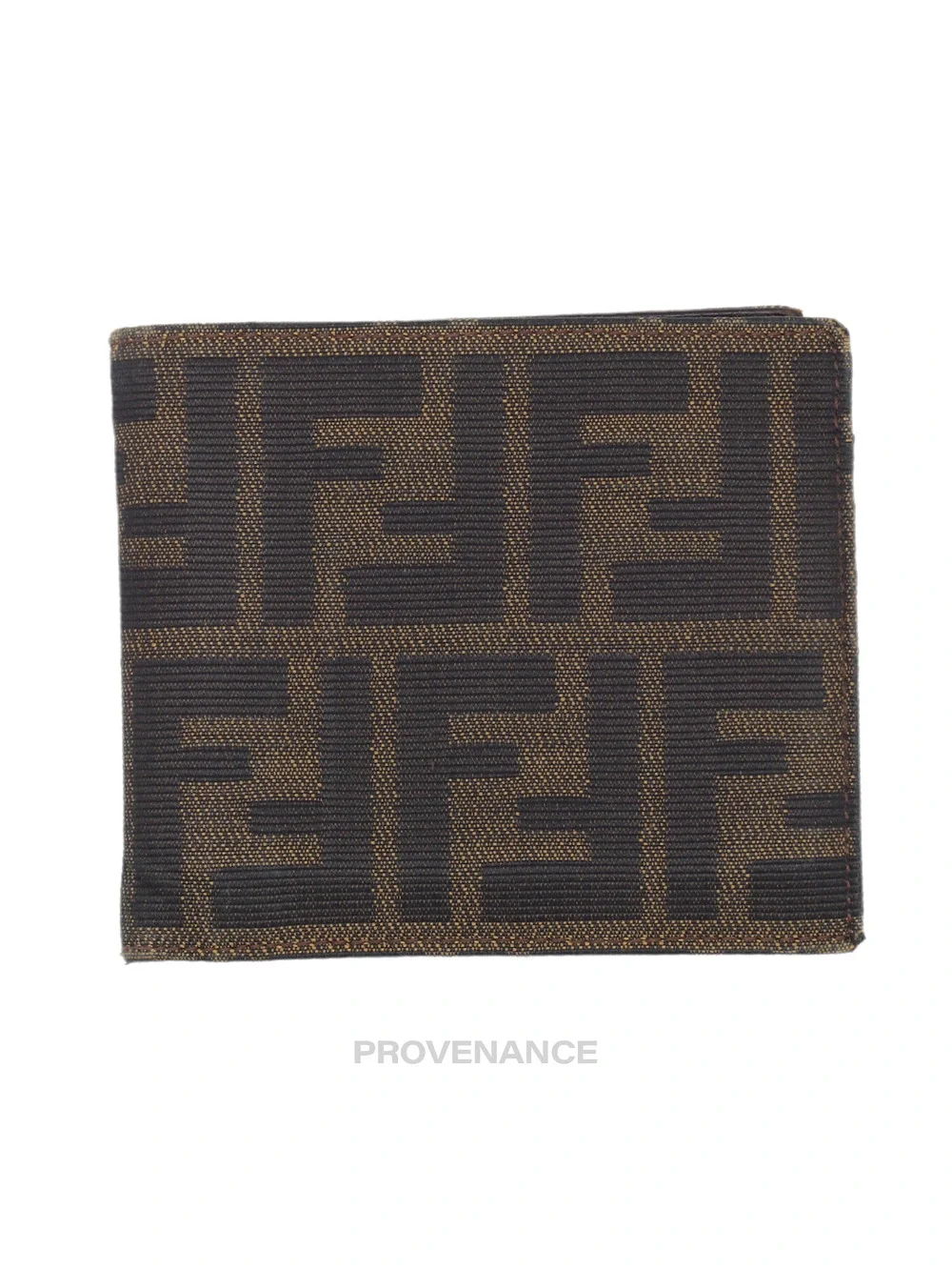 🔴 Fendi Bifold Wallet - FF Zucca Canvas